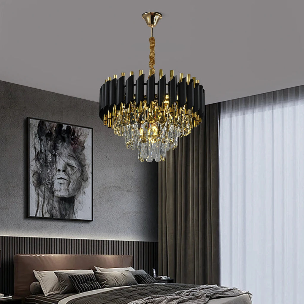 3-Story Crystal Chandelier