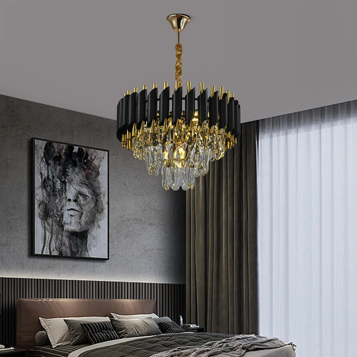 3-Story Crystal Chandelier — additional view