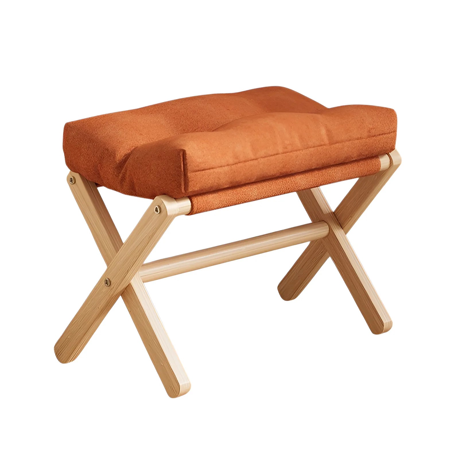 Folding Upholstered Footstool