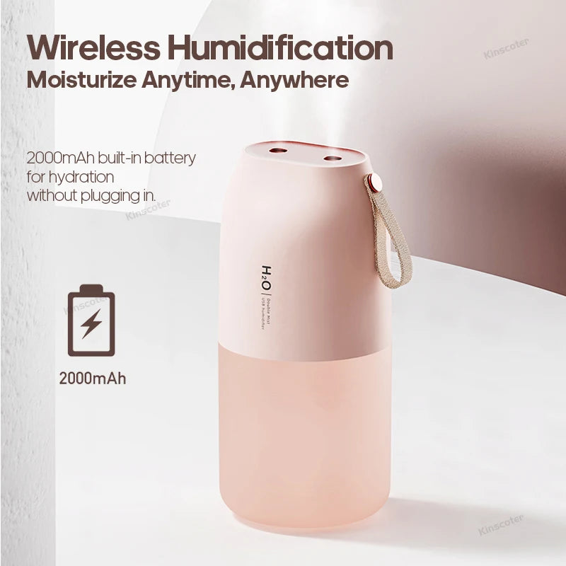 300ml Rechargeable Ultrasonic Humidifier