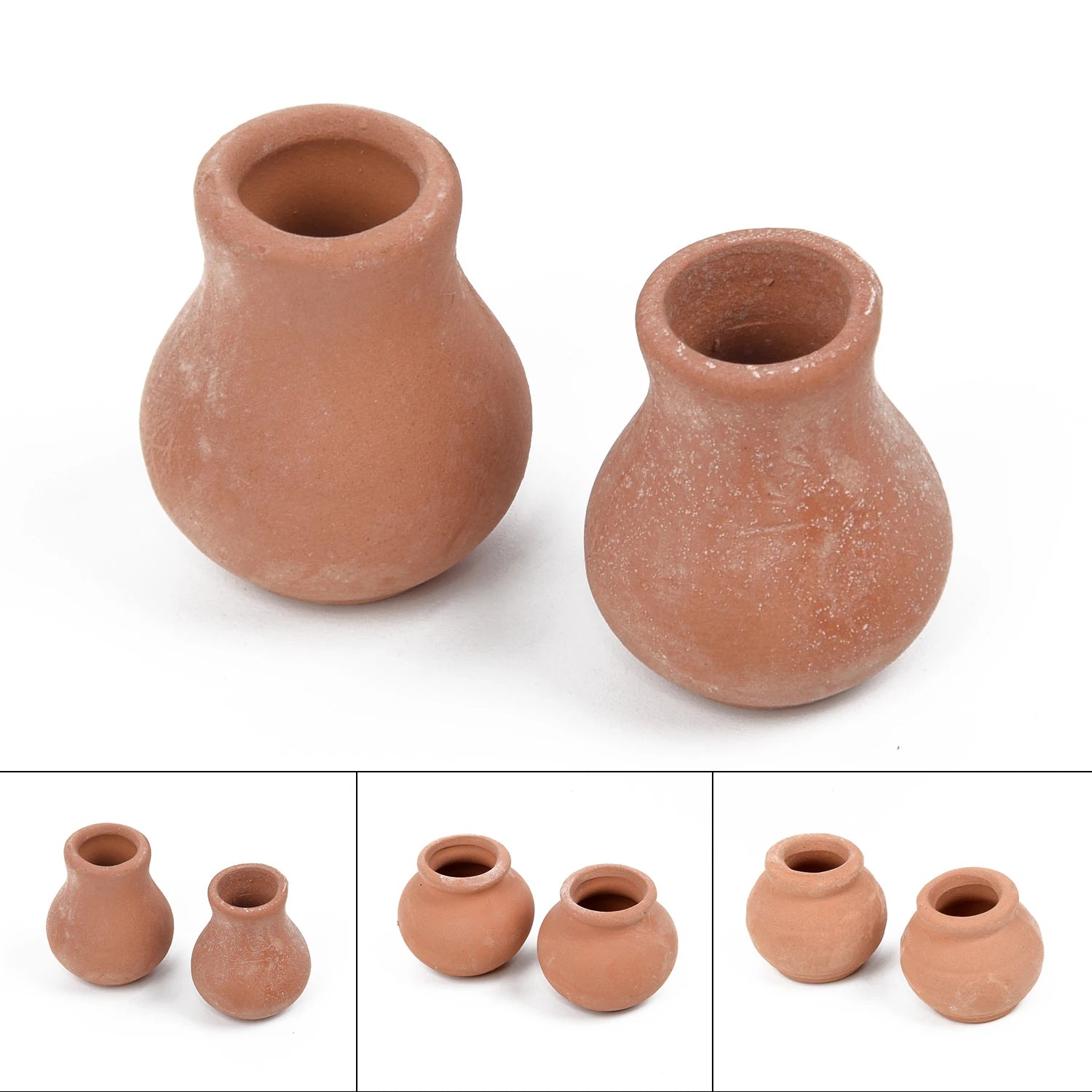 Mini Terracotta Planter Set