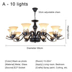 Glass Vintage Chandelier