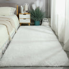 Fluffy Long-Pile Washable Area Rug