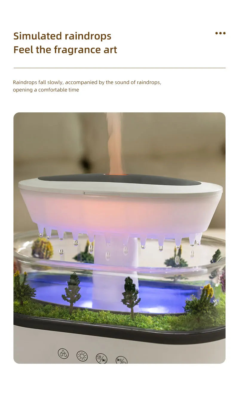 White-Noise Rain Cloud Humidifier