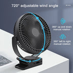 USB Charging Home Room Table Wireless Electric Fan 10000mah