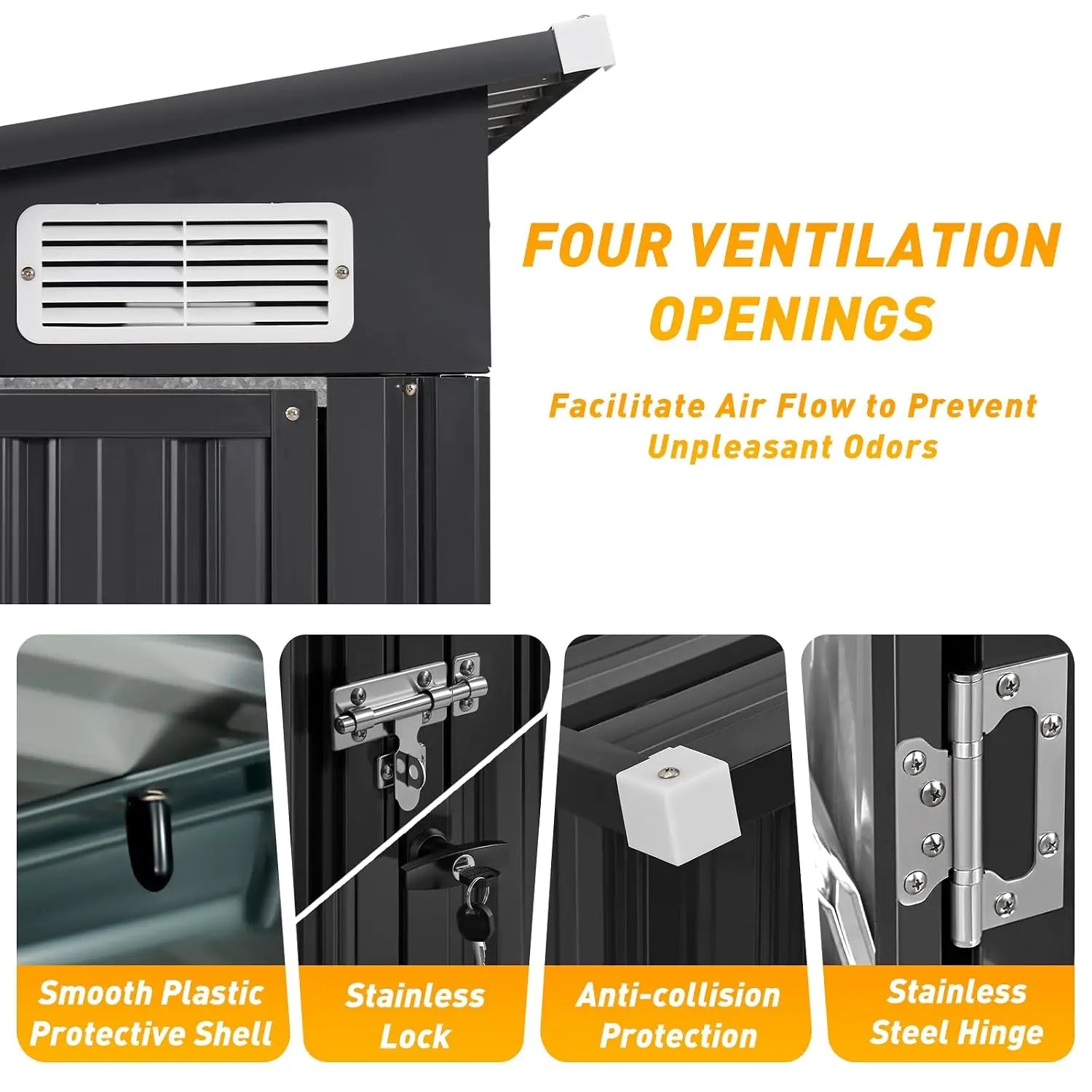 Outdoor Metal Storage Shed