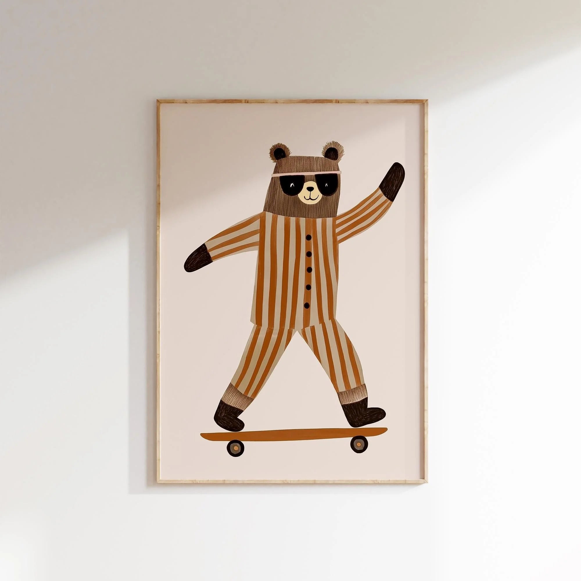 Skateboarding Dachshund Canvas Print