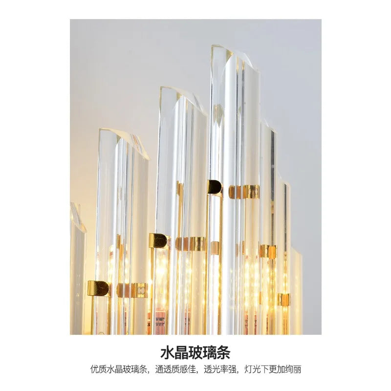 French Crystal Wall Sconce