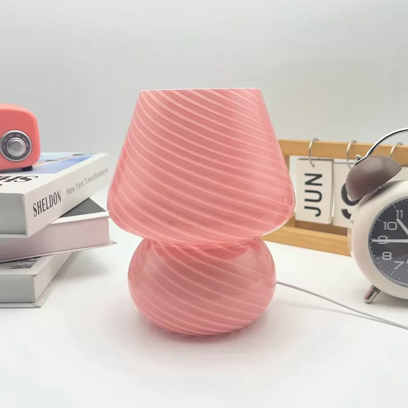 Glass Dimmable LED Table Lamp