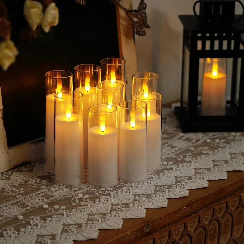 Flameless Acrylic LED Candles