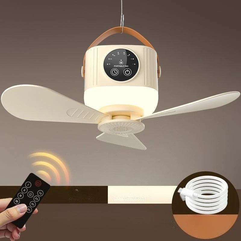 USB Rechargeable Hanging Fan