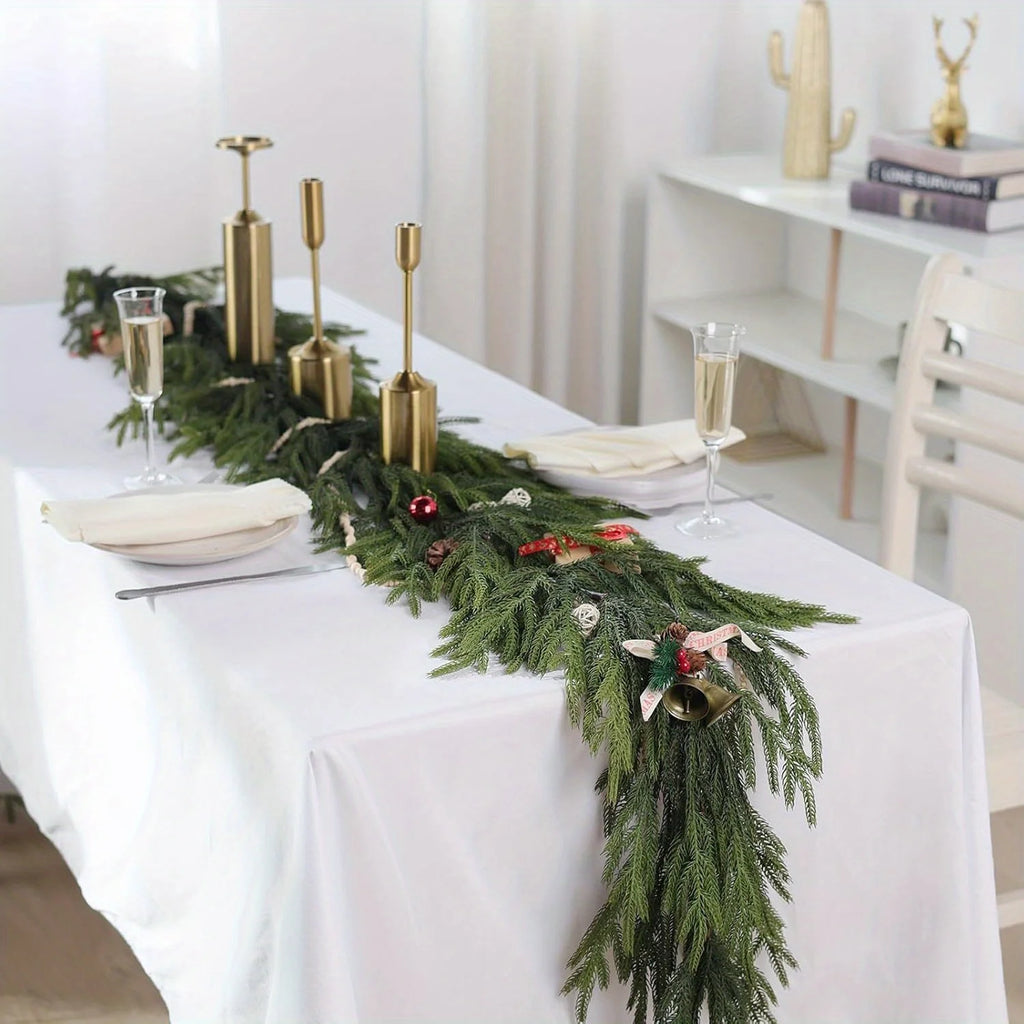 Classic Real-Touch Norfolk Pine Garland