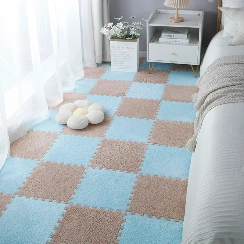 Interlocking Plush Kids Play Mat