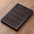 Bamboo Tea Tray Chinese Kung Fu Tea Tray Gongfu Tea Table Tool with Water Storage Drainage Household Filter for Home Office