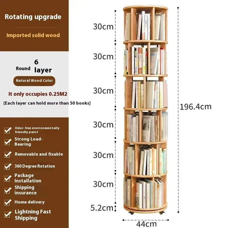 Rotating Tower Bookcase