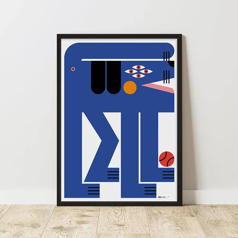 Retro Abstract Composition Canvas Print