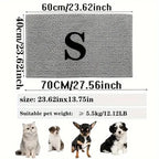 Absorbent Microfiber Muddy-Paw Door Mat