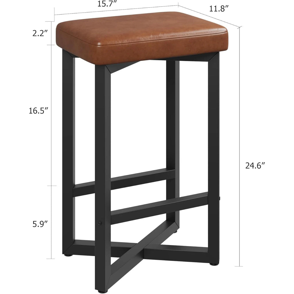 Backless Counter-Height Bar Stools