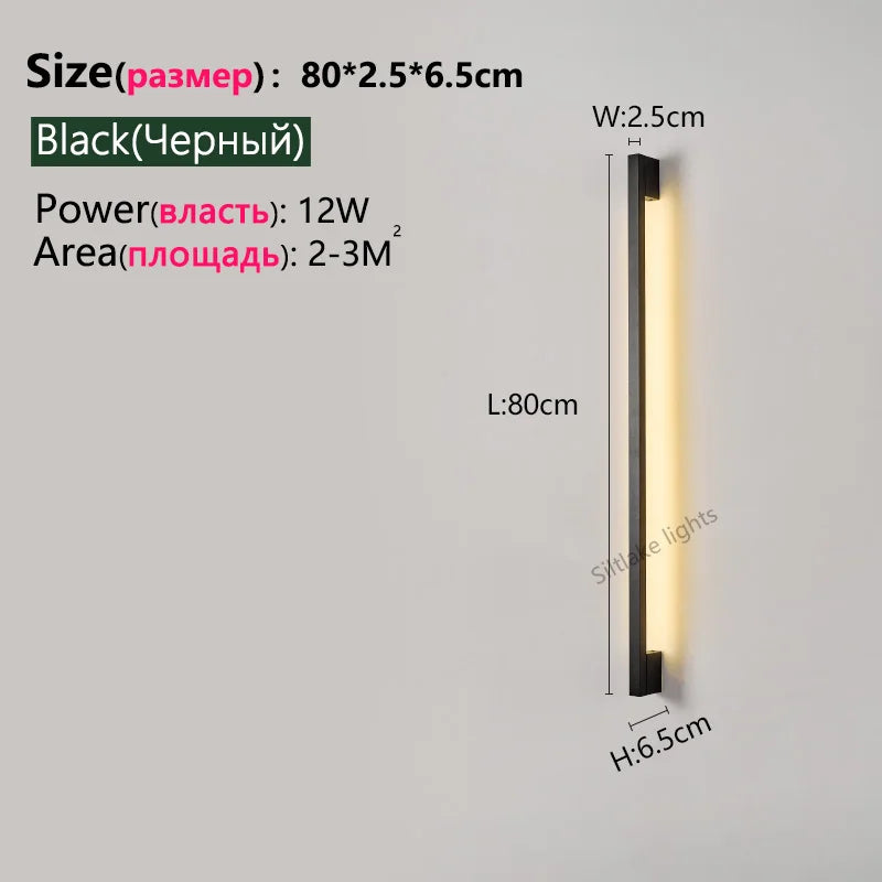 Long Mount LED Wall Light