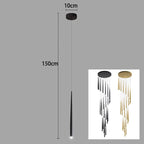 Modern Staircase LED Chandelier