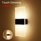 Acrylic Motion-Sensor Wall Light