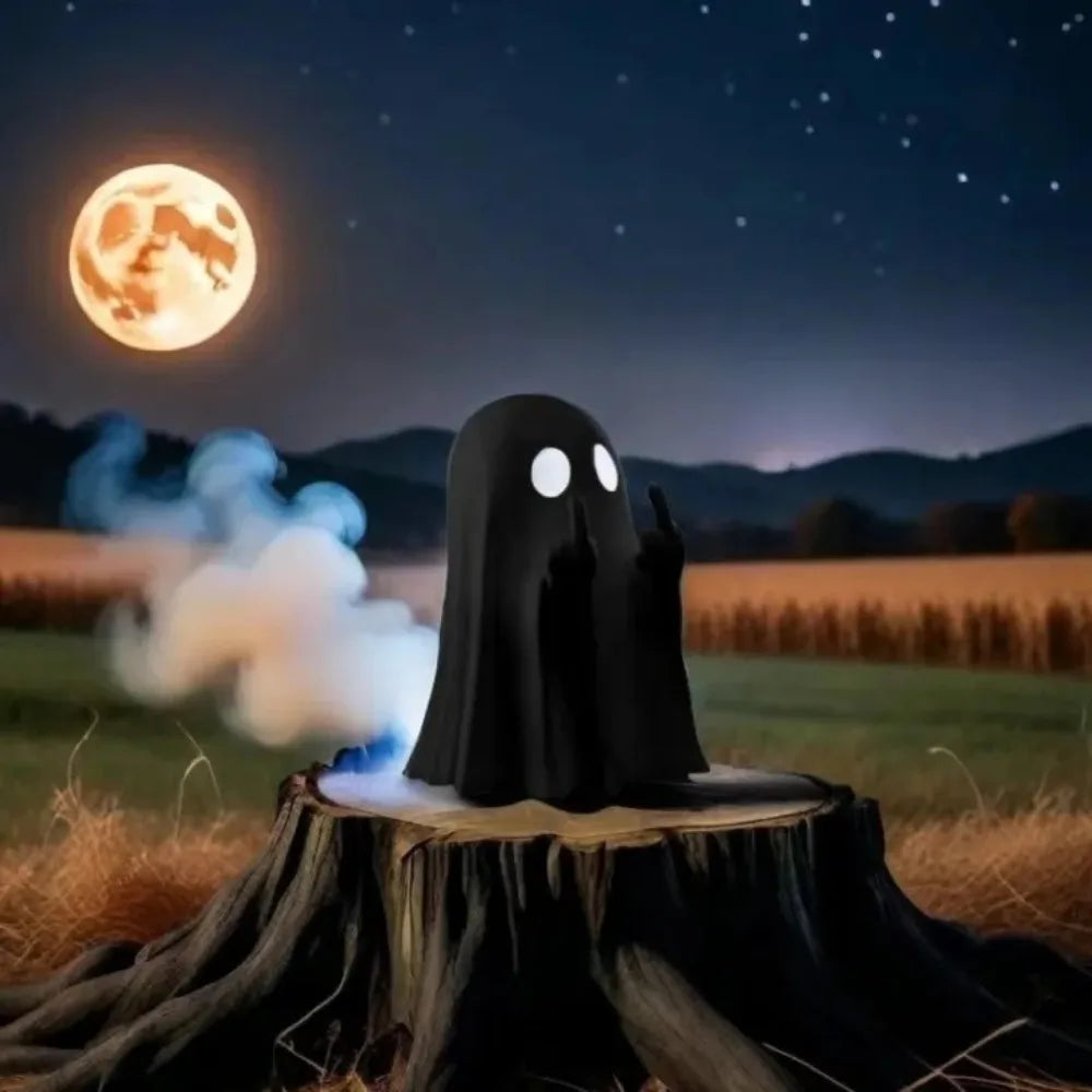 Glow-in-the-Dark Cheeky Ghost Statue