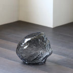 Rock-Texture Luxury Glass Vase