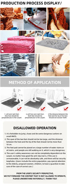 Natural Rubber Anti-Slip Welcome Mat