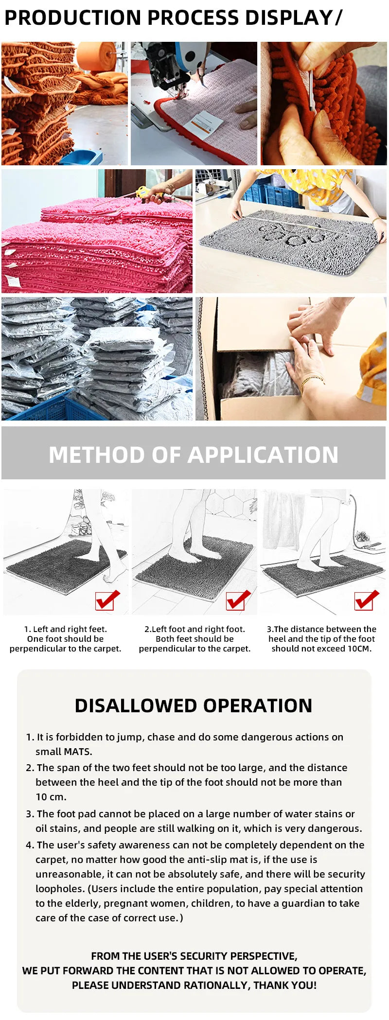 Natural Rubber Anti-Slip Welcome Mat
