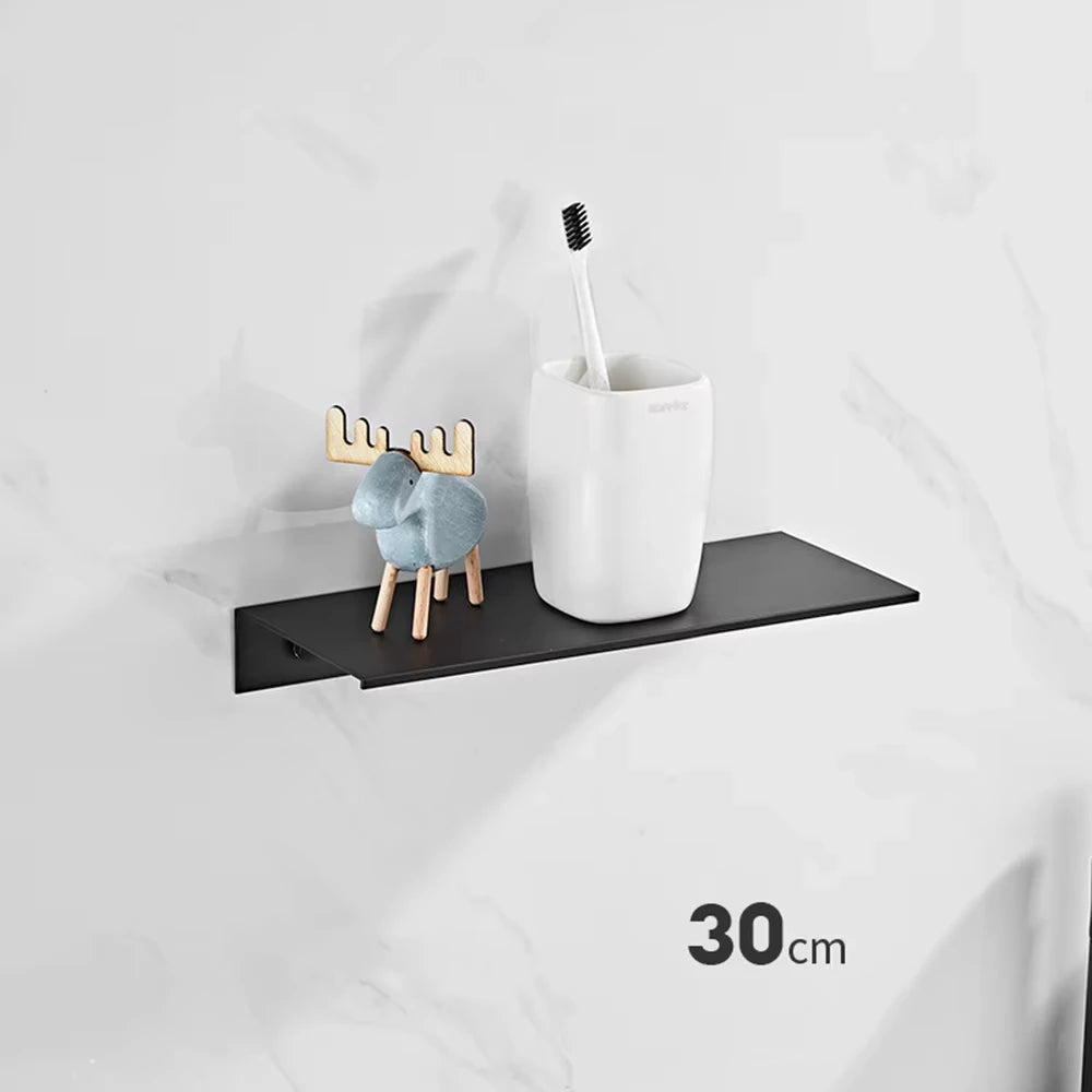 Wall-Mounted Aluminum Bathroom Shelf