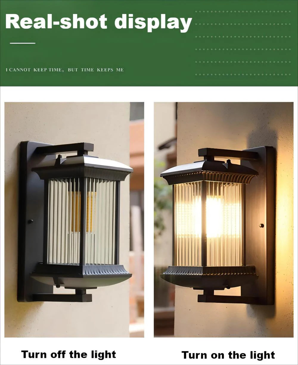Vintage IP65 Aluminum Outdoor Wall Light