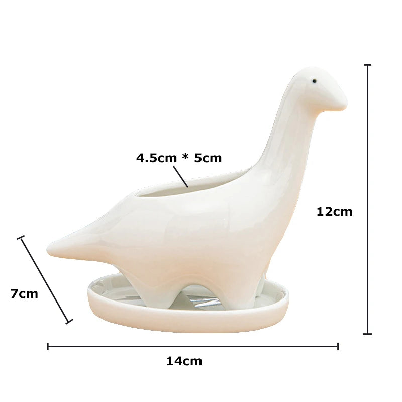 Dinosaur Ceramic Planter