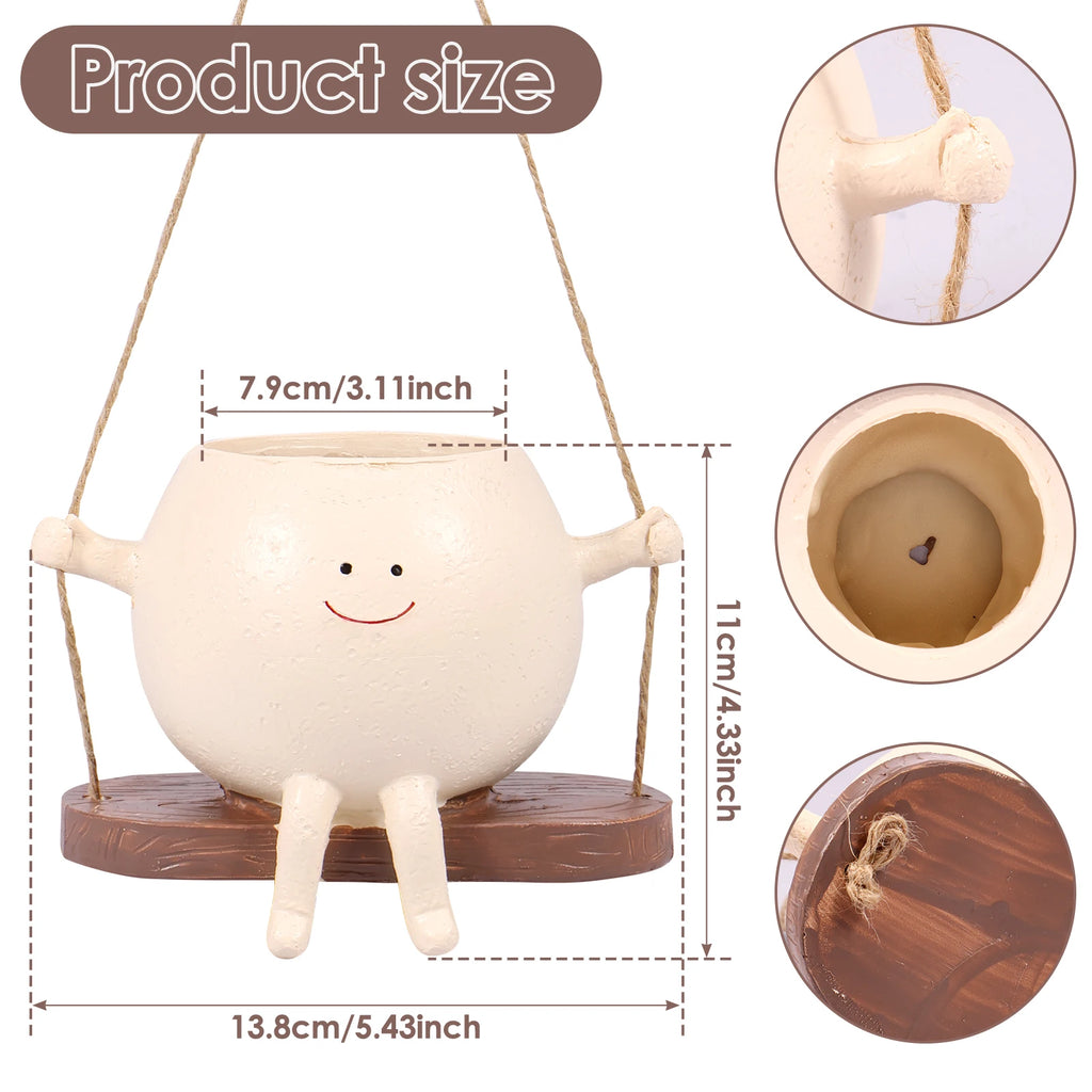 Swing Resin Planter