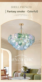 Blue Murano Glass Pendant Chandelier