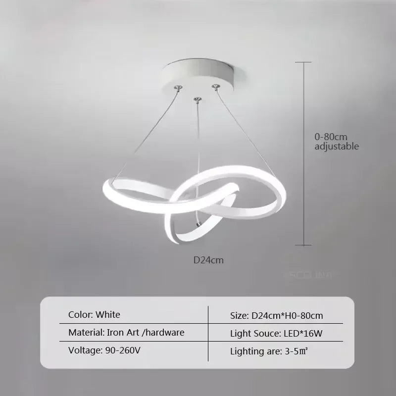 Irregular LED Pendant Light