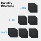 Faux Wood Peel & Stick Acoustic Panels