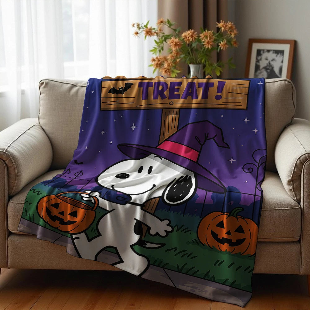 Halloween Sherpa Throw Blanket