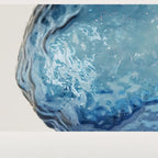 Rock-Texture Luxury Glass Vase