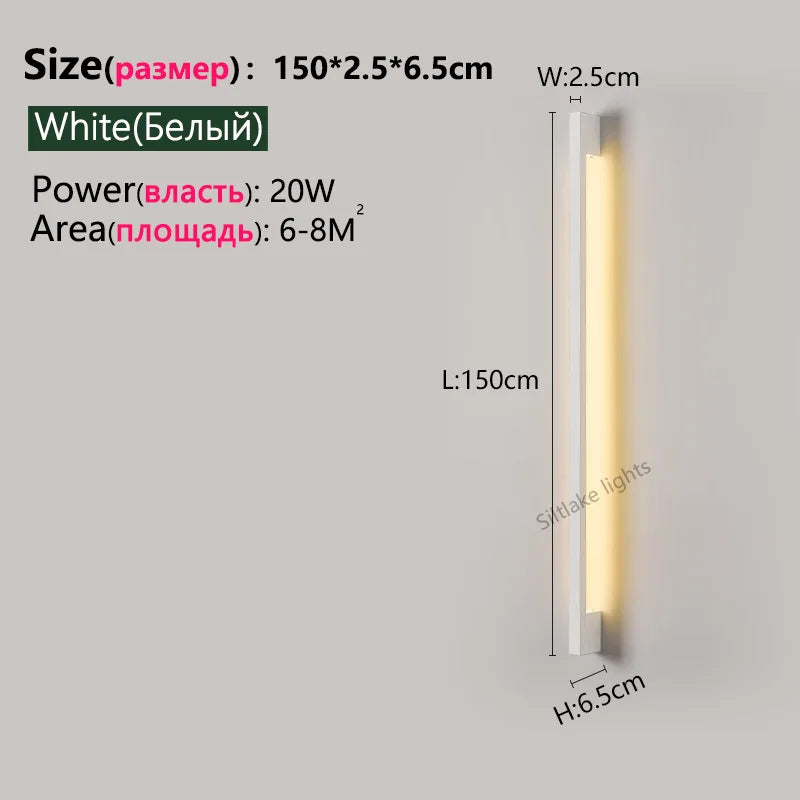 Long Mount LED Wall Light