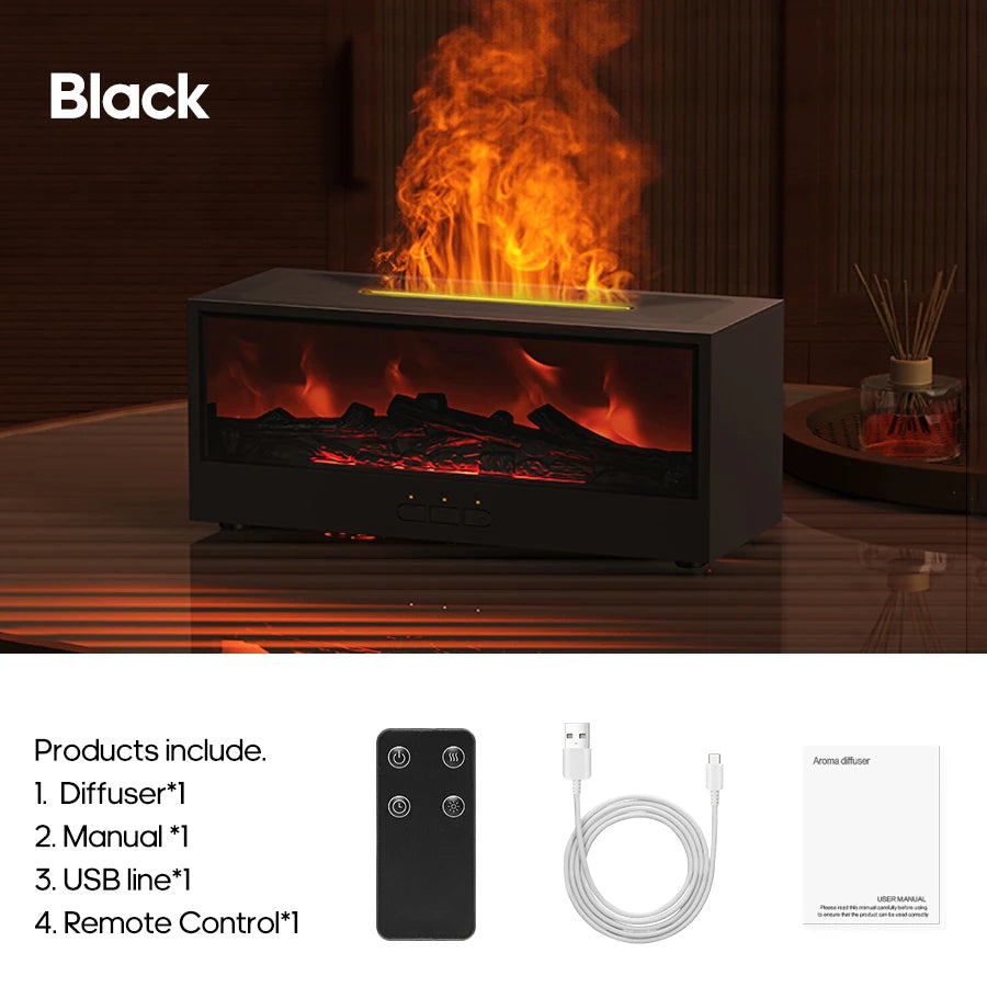 Color-Changing Fireplace Aroma Diffuser