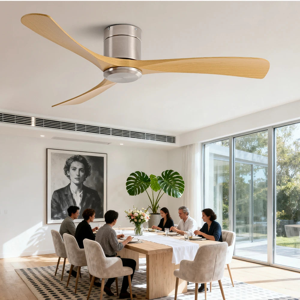 Remote-Control Low-Profile Ceiling Fan