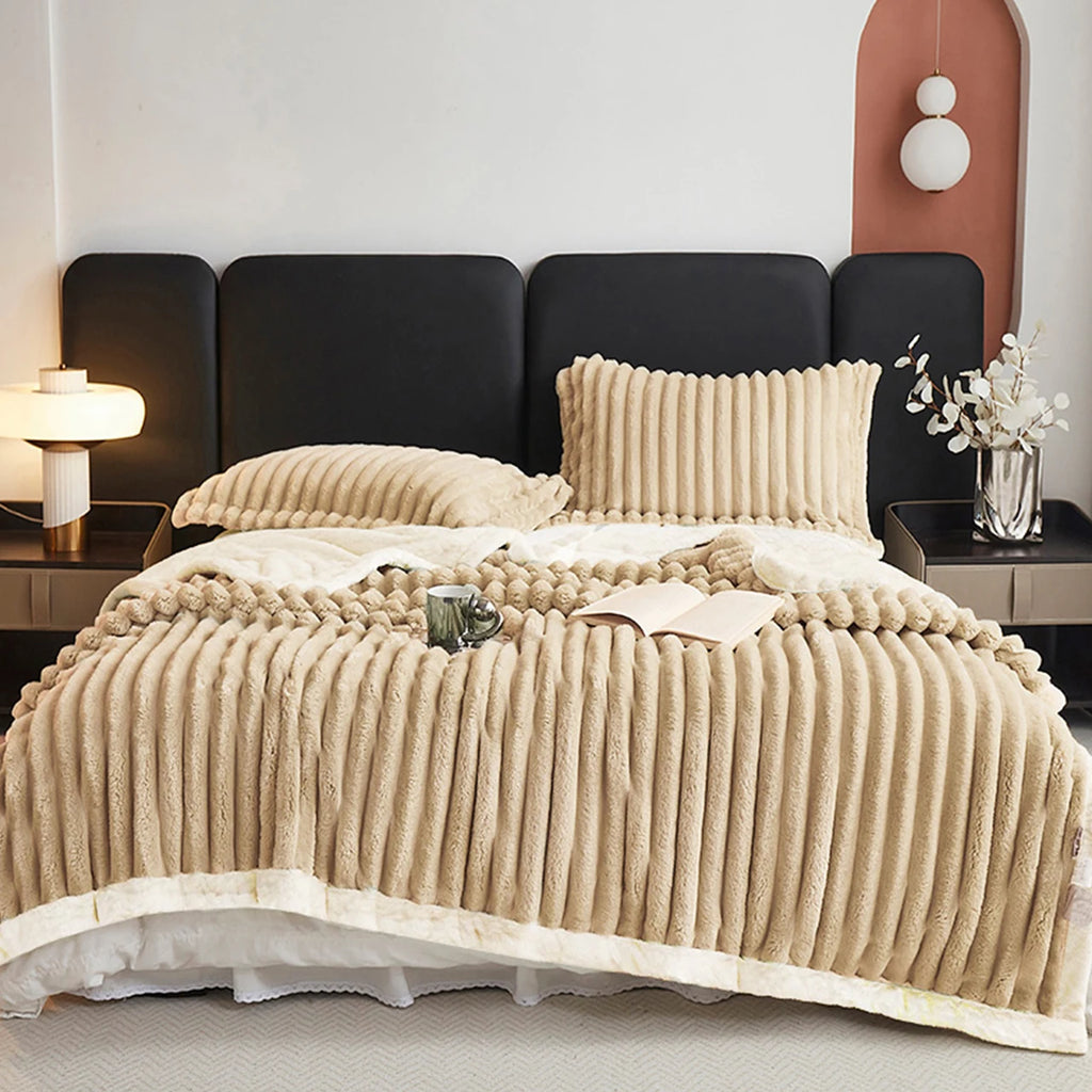 8 lb Weighted Sherpa Throw Blanket