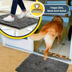 Absorbent Microfiber Muddy-Paw Door Mat