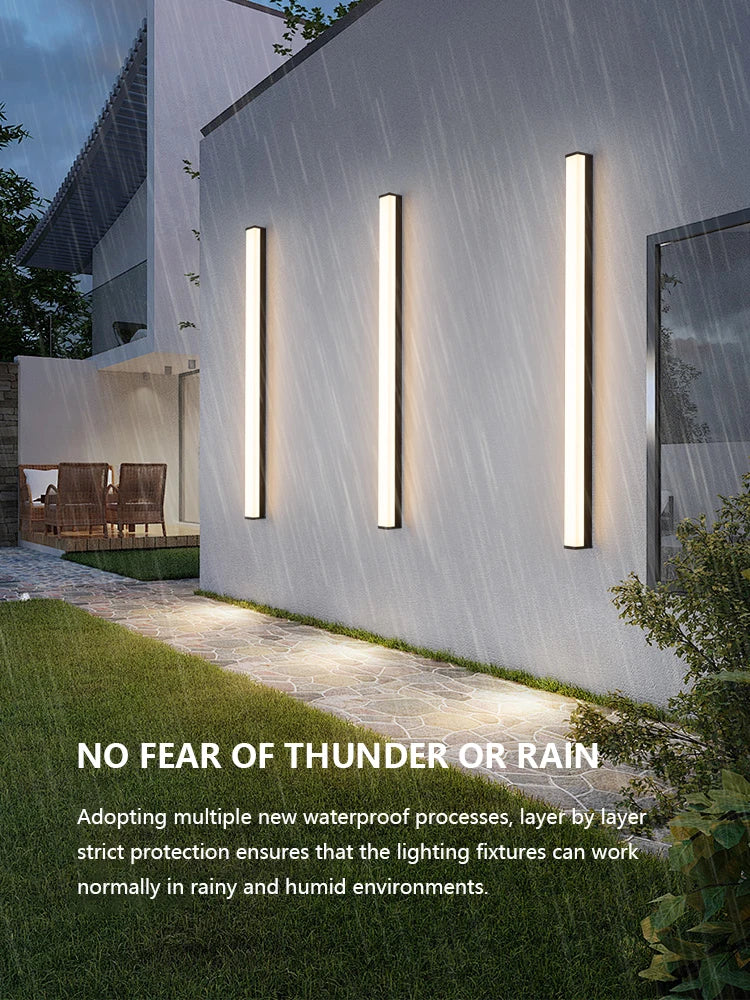 IP65 Waterproof Outdoor LED Wall Light — detail view