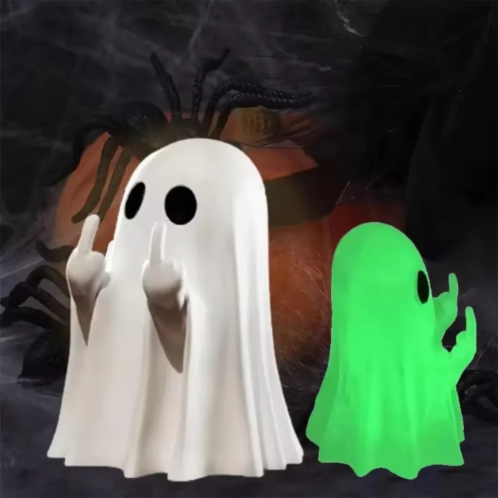 Glow-in-the-Dark Cheeky Ghost Statue