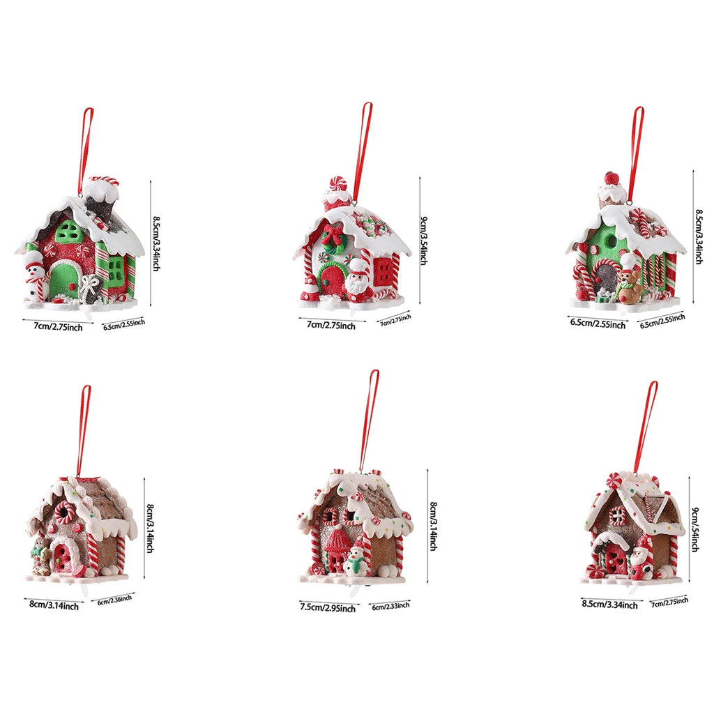 Gingerbread LED pendant ornament product detail