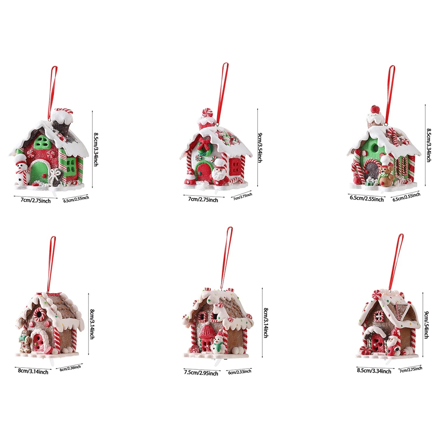 Gingerbread LED pendant ornament product detail