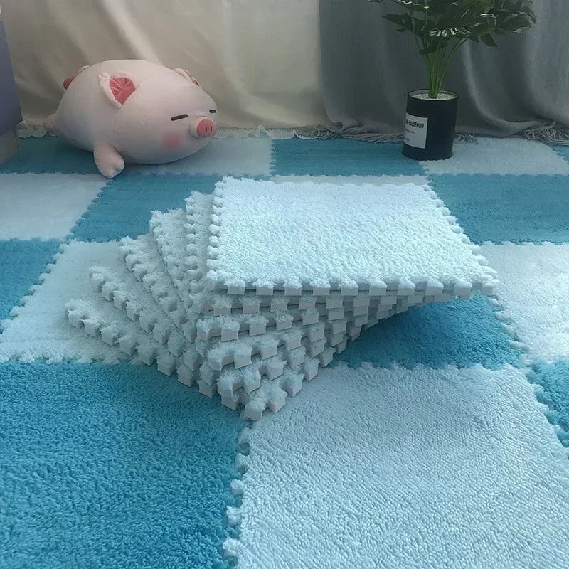 Interlocking Plush Kids Play Mat