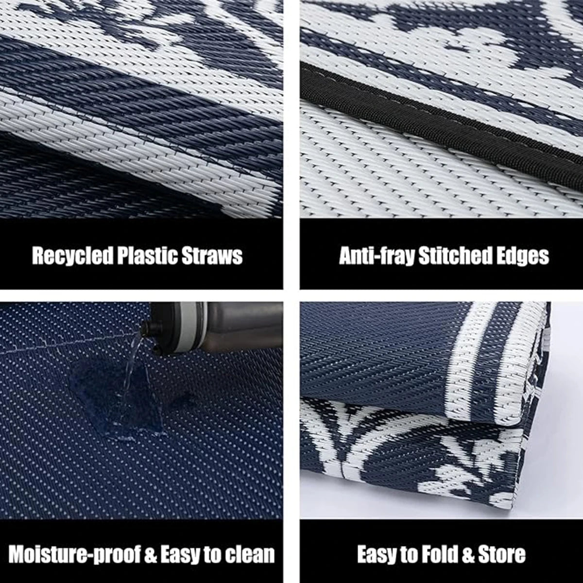 Reversible Woven Patio Rug