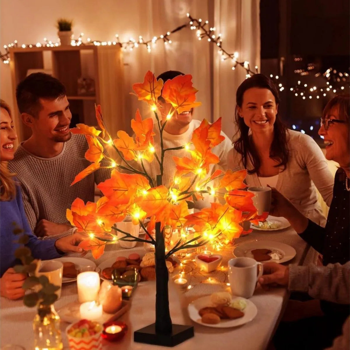 Artificial LED Table Lamp